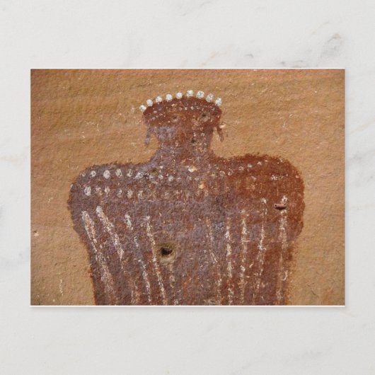 De Sjabloon van de Kunst van de rots Briefkaart (Voorkant)