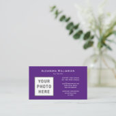 De Sjabloon van de Logo van de foto Horizontale du Visitekaartje (Staand voorkant)