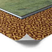 De Sjabloon van de manuscripten, psalm 23 Poster (Hoek)