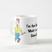 De Sjabloon van de Mok van het Boss (Voorkant links)