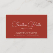 De Sjabloon van de Naam van het manuscript Moderne Visitekaartje (Voorkant)