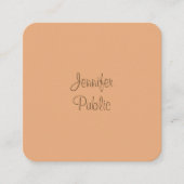 De Sjabloon van de Naam van het Manuscript van de  Vierkante Visitekaartje (Voorkant)