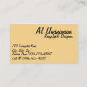 De Sjabloon van de rand van het patroon van het Va Visitekaartje (Achterkant)