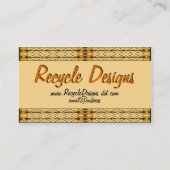 De Sjabloon van de rand van het patroon van het Va Visitekaartje (Voorkant)