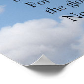 De Sjabloon van de Schrift - het Prayer van de Hee Poster (Hoek)