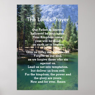 De Sjabloon van de Schrift - het Prayer van de Hee Poster
