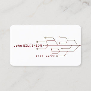 De sjabloon van de technologiekunst van Cyber Visitekaartje