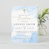 De Sjabloon van de uitnodiging tot het moderne doo (Staand voorkant)