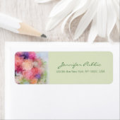 De Sjabloon van drijvers HandManuscript Elegant Mo Etiket (Insitu)