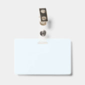 De SJABLOON van het bedrijfsBadge met identiteitsk Badge (Achterkant met clip)