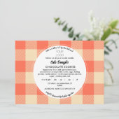 De Sjabloon van het Etiket van de katoen en Dank u Kaart (Staand voorkant)