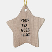 De Sjabloon van het hout van de plank ziet Verstoo Keramisch Ornament (Links)