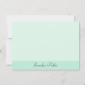 De Sjabloon van het Manuscript van de Mint Groene  (Achterkant)