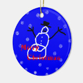 De Sjabloon van het Ornament van de Sneeuwman van (Links)