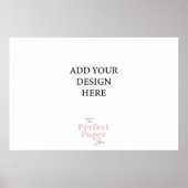 De Sjabloon van het Poster van het landschap (20 x (Voorkant)