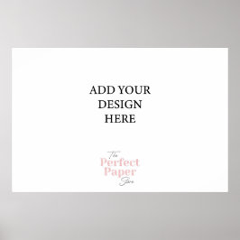 De Sjabloon van het Poster van het landschap (20 x