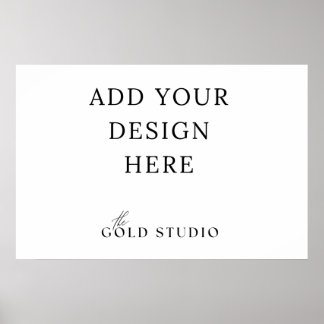 De Sjabloon van het Poster van het landschap (20 x