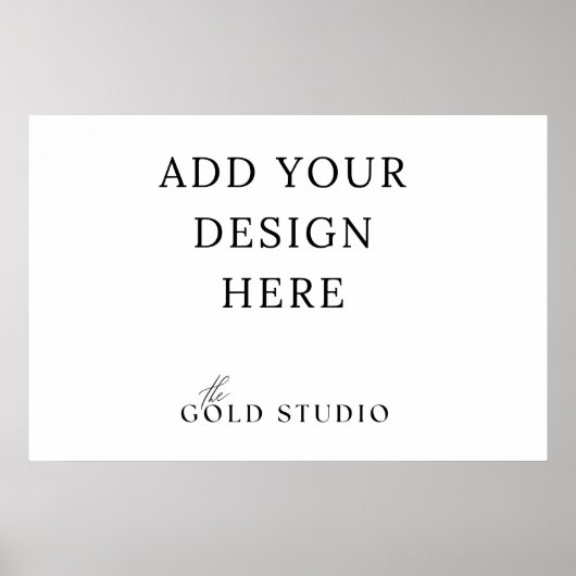 De Sjabloon van het Poster van het landschap (20 x (Voorkant)