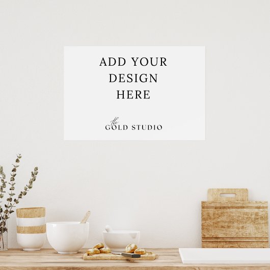 De Sjabloon van het Poster van het landschap (20 x (Keuken)