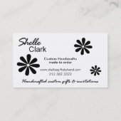 De sjabloon van het Visitekaartje van de Tuin van (Achterkant)