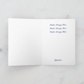 De Sjabloon van het wenskaart enkel omdat (Binnen)