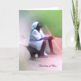 De Sjabloon van het wenskaart - Haïtiaanse zwarte