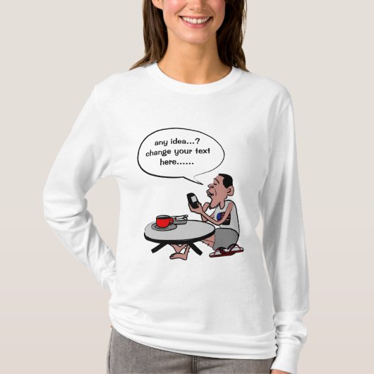De Sjabloon van Obama T-shirt (Voorkant)