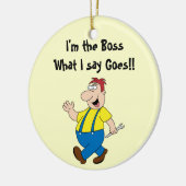 De Sjabloon voor versiering in de Ronde van Boss Keramisch Ornament (Links)