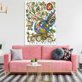 De sjamaan geest: De Huilende Boom Geest (ZUID) Canvas Afdruk (Insitu (Woonkamer))