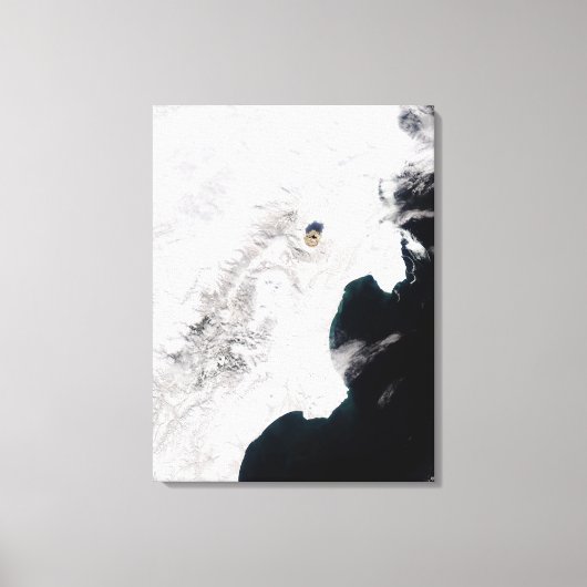 De sjiitische vulkaan in Kamchatka Krai, Rusland Canvas Afdruk (Voorkant)