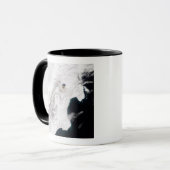 De sjiitische vulkaan in Kamchatka Krai, Rusland Mok (Voorkant links)