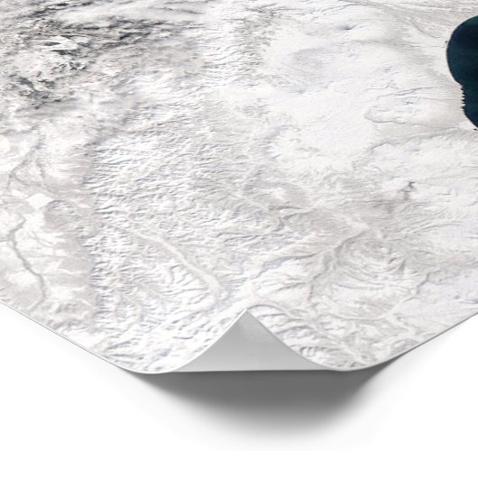 De sjiitische vulkaan in Kamchatka Krai, Rusland Poster (Hoek)