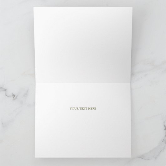 De sjofele Elegante Bloem dankt u kaardt Bedankkaart (Binnen)