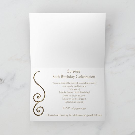 De sjofele Elegante Uitnodiging van de Partij van (Binnen)