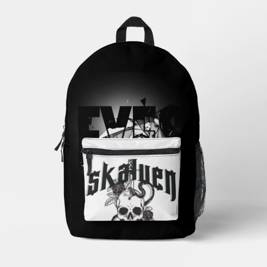 DE SKALVEN BEDRUKTE RUGZAK (Voorkant)