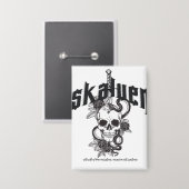 DE SKALVEN BUTTON (Voorkant / Achterkant)