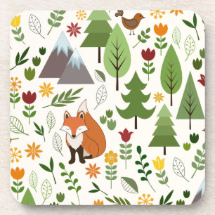 De Skandinavische Illustraties van de Stijl op Bier Onderzetter