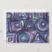 De skATEBOARDER-uitnodigingsbalk Mitzvah Joods Kaart (Achterkant)