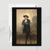 De Skater, door Gilbert Stuart Briefkaart (Voorkant / Achterkant)