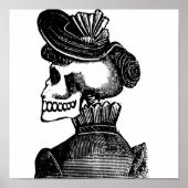 De Skeleton Lady. Circa begin jaren negentig Mexic Poster (Voorkant)