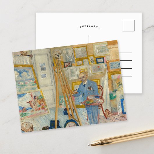 De skeletschilder | James Ensor Briefkaart