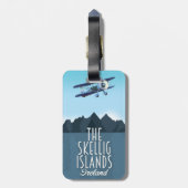 De Skellig-eilanden Bagagelabel (Achterkant verticaal)