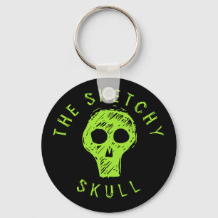 DE SKETCHY SKULL - SLEUTELHANGER