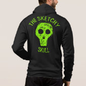 DE SKETCHY SKULL - T-Shirt (Achterkant)