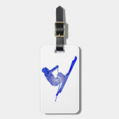 DE SKI-EDGES BAGAGELABEL (Voorkant verticaal)