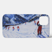 De ski-instructrice Mottaret Case-Mate iPhone Case (Achterkant (horizontaal))