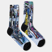 De Ski-partij - Skis en Poles Socks Sokken (Rechts)
