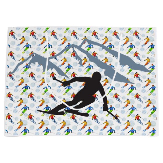 De Skier Groot Cadeauzakje (Voorkant)