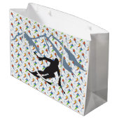 De Skier Groot Cadeauzakje (Achterkant Gekanteld)