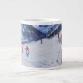 De skileraar Mottaret Grote Koffiekop (Voorkant)